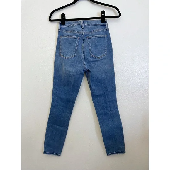 Abercrombie & Fitch Curve Love High Rise Super Skinny Ankle Jeans - Picture 12 of 13